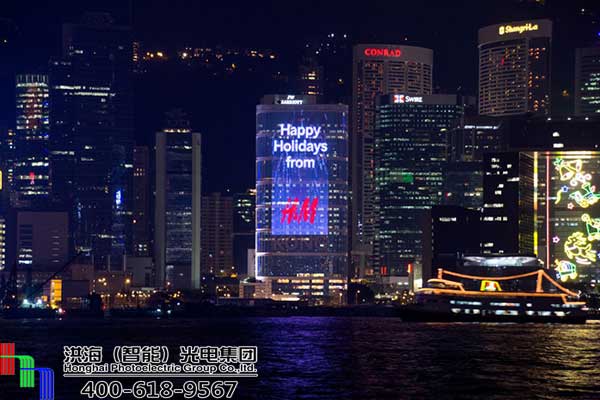 LED光電幕墻，讓您的建筑動起來！洪海LED動感天幕
